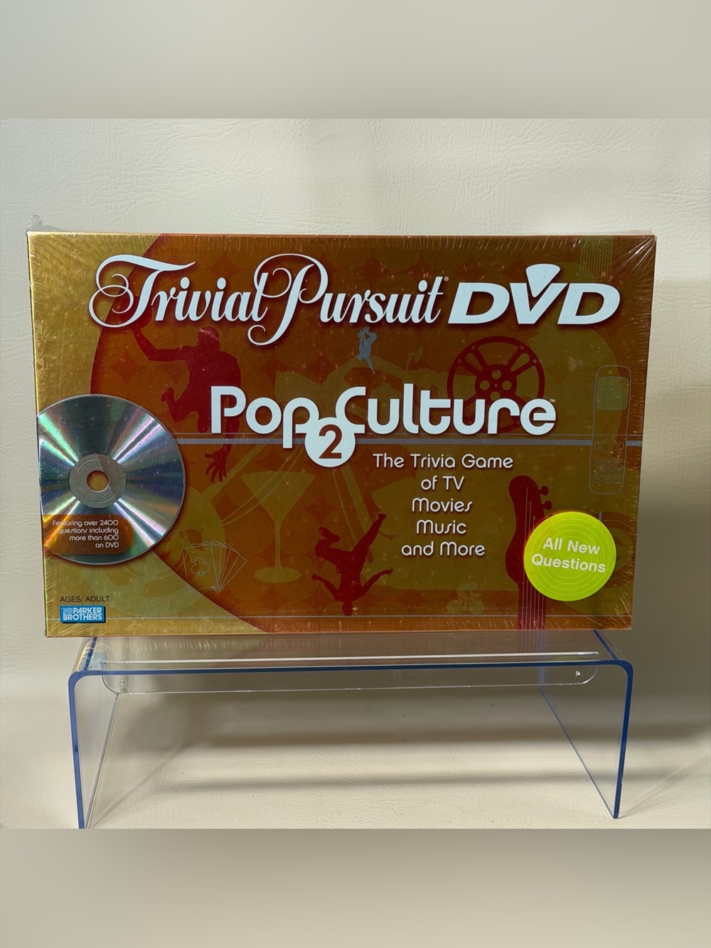 2005 Trivial Pursuit DVD Pop Culture 2 Game Pieces DVD New Sealed